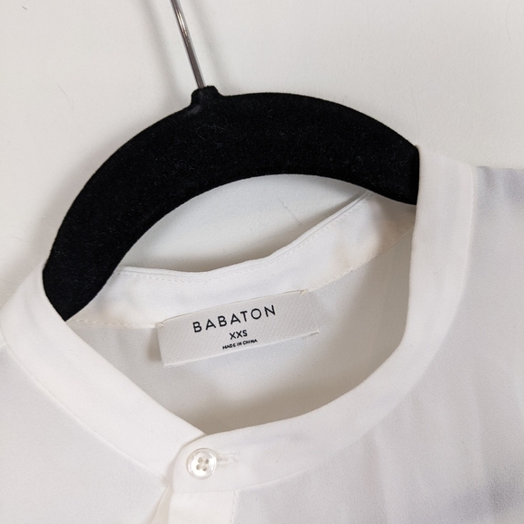 ARITZIA Babaton Chaplin Top white xxs - Picture 8 of 8